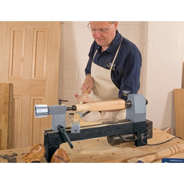 Draper 230V Variable Speed Mini Wood Lathe, 250W - WTL330A