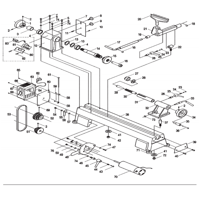 Draper Face Plate for Metalworking Lathes YWTL457-15