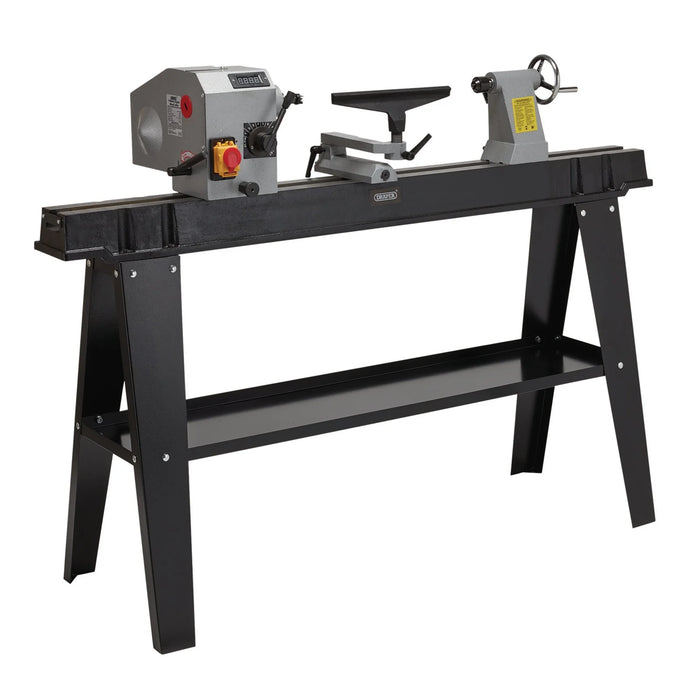 Draper Variable Speed Wood Lathe with Digital Display, 750W - WTL1100