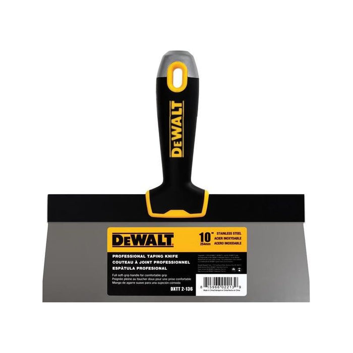 Dewalt Drywall Soft Grip Taping Knife 250mm (10in) DEWALT Drywall - Town Tools