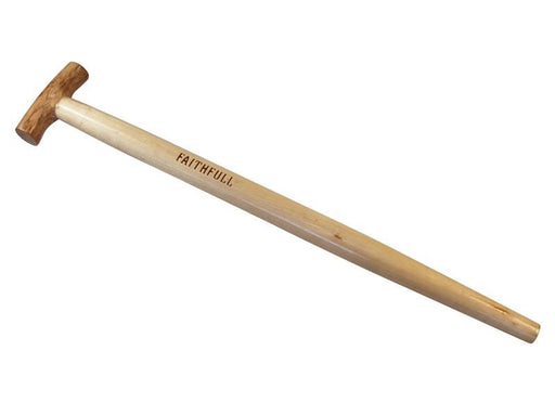 Faithfull FSC Ash T Handle Straight Taper 28in Faithfull - Town Tools