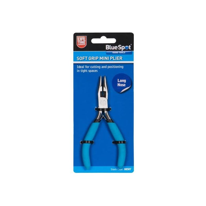 Bluespot Tools Soft Grip Mini Long Nose Pliers BlueSpot Tools - Town Tools