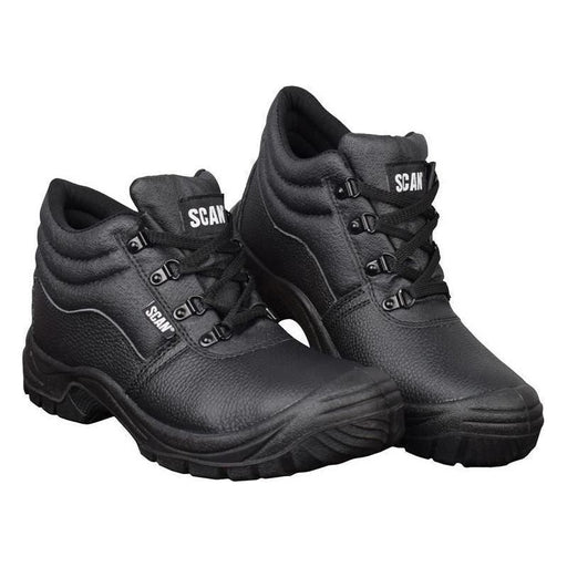Scan 4 D-Ring Chukka Safety Boots Black UK 11 EUR 46 Scan - Town Tools