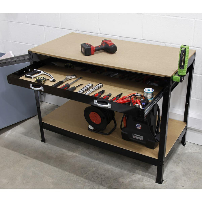 Sealey Workbench with Drawer 1.2m AP12160 Sealey - Town Tools 