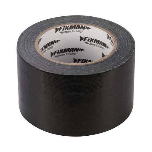 Fixman Heavy Duty Duct Tape 72mm x 50m Black Fixman - Town Tools 