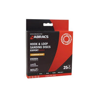 Connect Abracs Hook & Loop Sanding Discs 150mm x P100 25pc 32226