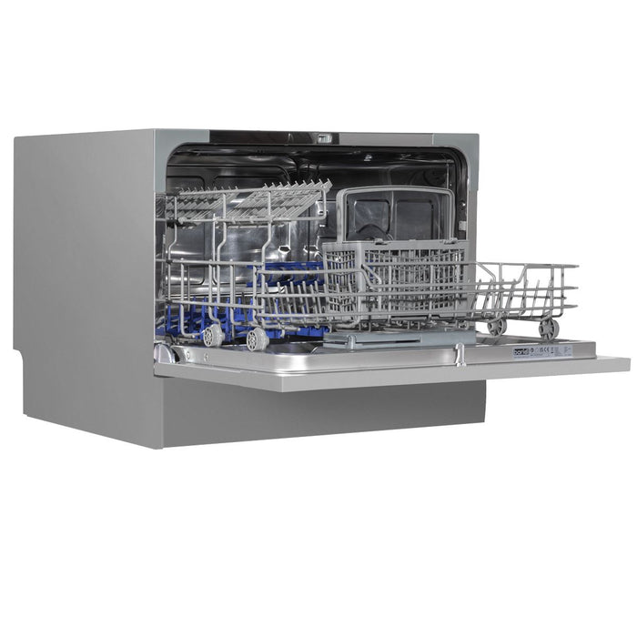 Baridi Tabletop Dishwasher 6 Place Settings 6.5L Capacity - Silver DH84 Baridi - Town Tools 