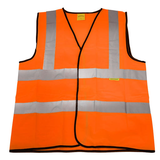 Worksafe Worksafe Hi-Vis Orange Waistcoat - Large 9812l Worksafe - Town Tools 