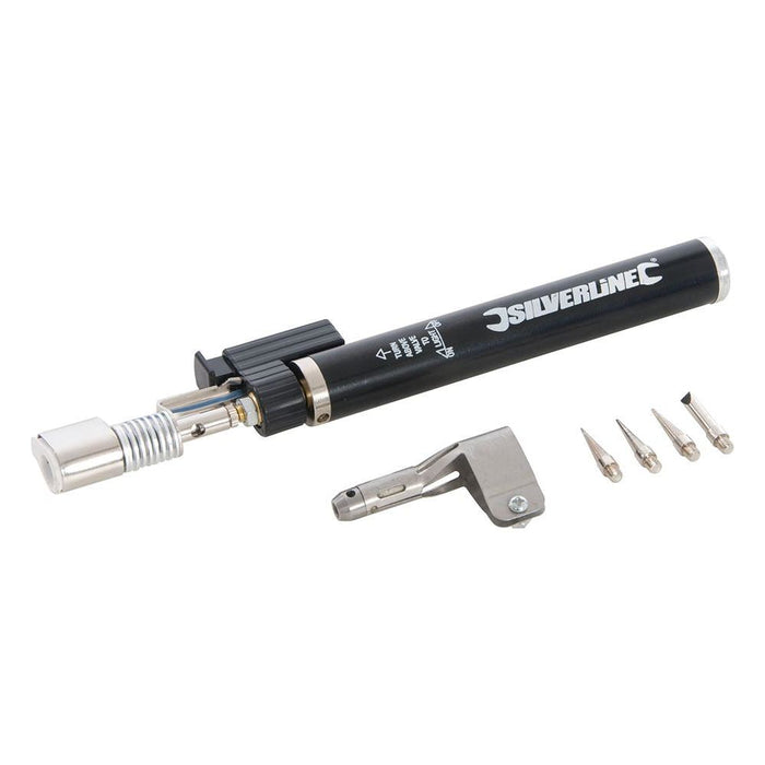 Silverline Gas Soldering Iron 195mm Silverline - Town Tools 