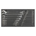 Sealey Tool Tray with Combination Spanner Set 19pc Metric S01123 Sealey - Town Tools 