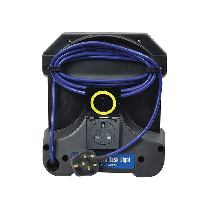 Faithfull Power Plus SMD LED Task Light with Power Take Off 20W 240V Faithfull Power Plus - Town Tools