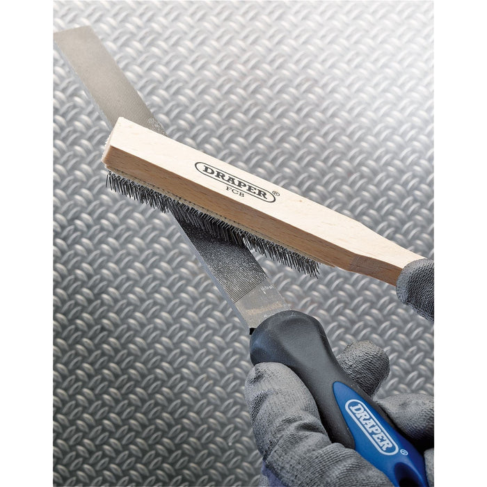 Draper File Cleaning Brush, 210mm 34477 Draper - Town Tools 