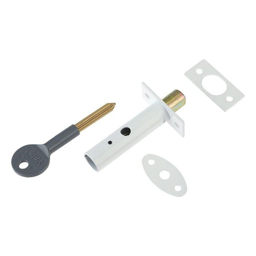 Yale Locks PM444 Door Security Bolt White Finish Visi of 1 Yale Locks - Town Tools