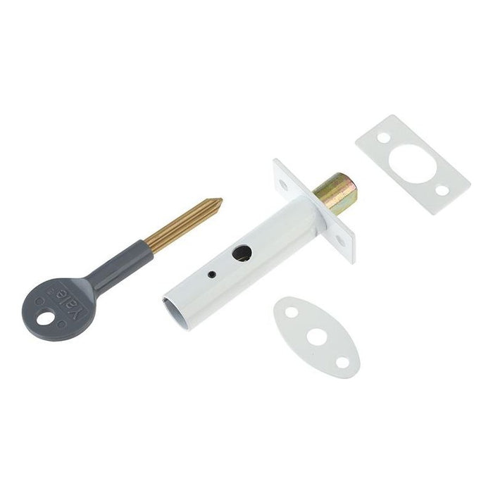 Yale Locks PM444 Door Security Bolt White Finish Visi of 1 Yale Locks - Town Tools