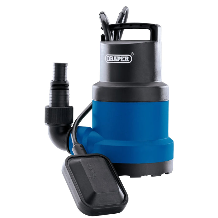 Draper 230V Submersible Clean Water Pump with Float Switch, 191L/min, 550W