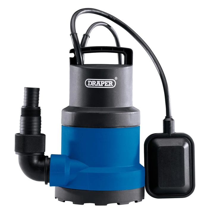 Draper 230V Submersible Clean Water Pump with Float Switch, 191L/min, 550W