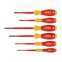 Wiha SoftFinish® electric slimFix SL/PH Screwdriver Set, 6 Piece