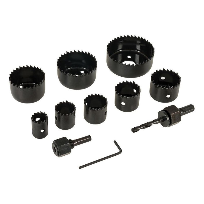 Silverline Holesaw Set 11pce 19 - 64mm Silverline - Town Tools 