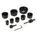 Silverline Holesaw Set 11pce 19 - 64mm Silverline - Town Tools 