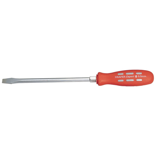 Draper Plain Slot Flared Tip Mechanic's Screwdriver, 200 x 9.5mm (Sold Loose) Draper - Town Tools 