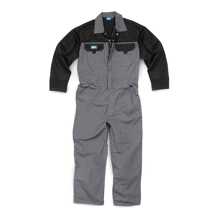 Tough Grit Zip-Front Coverall Charcoal M Tough Grit - Town Tools 