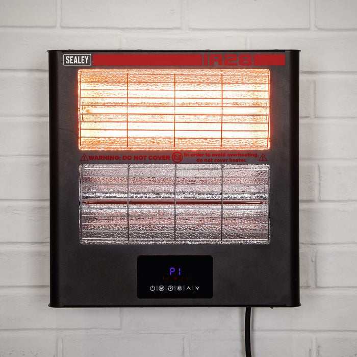 Sealey Wall Mounting Infrared Quartz Heater 2.8kW/230V IR28 Sealey - Town Tools 