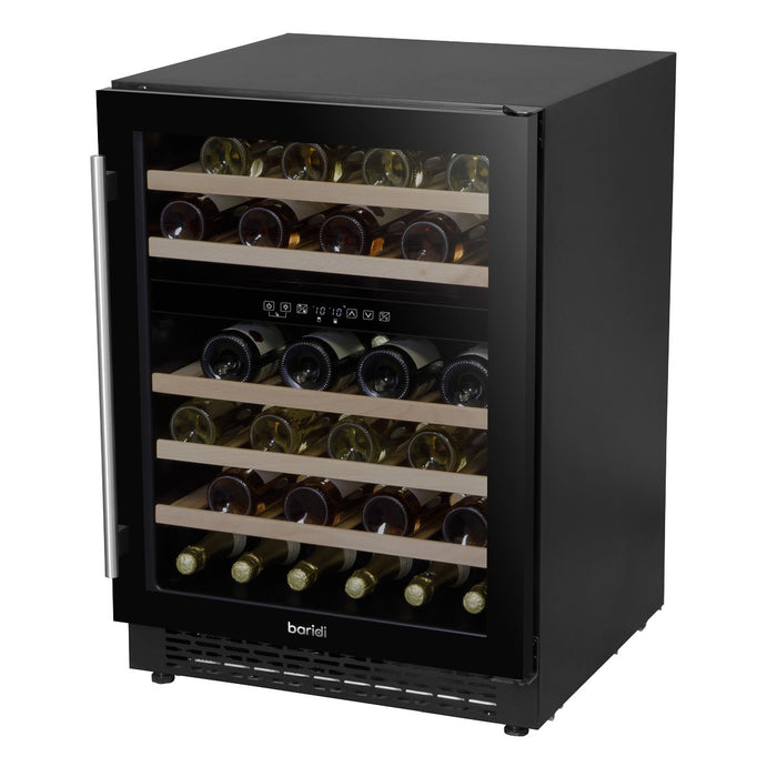 Baridi 46 Bottle Under-Counter/Freestanding Dual Zone Fridge & Cooler 60cm Baridi - Town Tools 