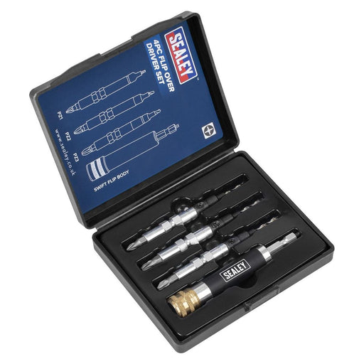 Sealey Flip Over Driver Set 4pc FDS4 Sealey - Town Tools 
