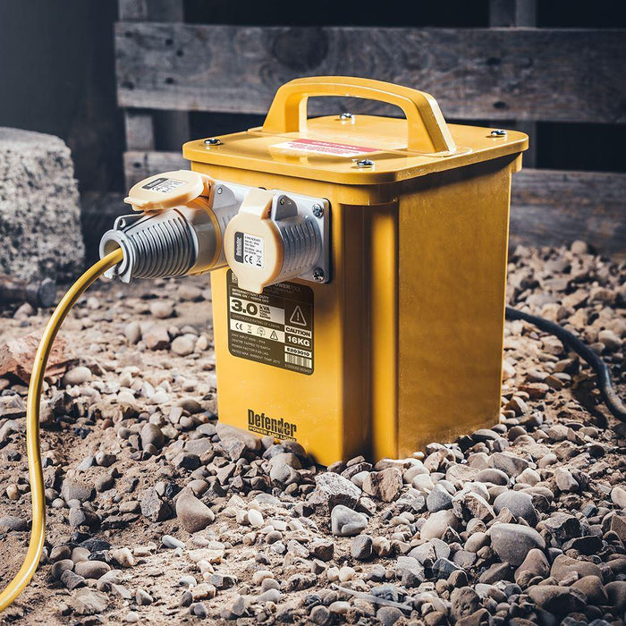 Defender 3kVA Portable Transformer 16A 110V Defender - Town Tools 