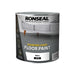 Ronseal Diamond Hard Floor Paint Satin White 2.5 litre Ronseal - Town Tools