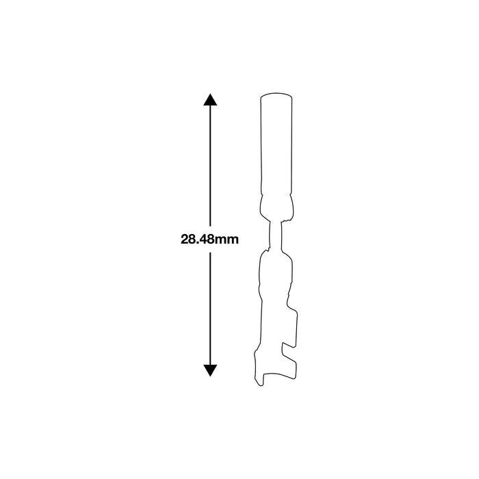 Connect Non-Insulated Female Terminals 50pc 37489 Tool Connection - Town Tools 