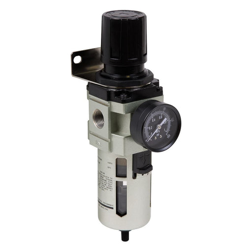 Sealey Air Filter/Regulator Auto Drain Max Airflow 140cfm SA206FRAD Sealey - Town Tools 