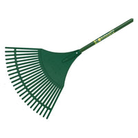 Bulldog Evergreen Plastic Leaf Rake Aluminium Shaft