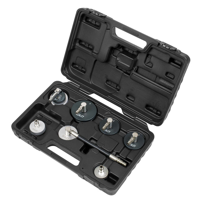Sealey Brake & Clutch Pressure Bleeder Cap Set 7pc VS0204C Sealey - Town Tools 