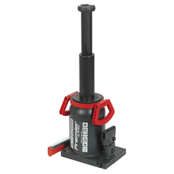 Sealey Premier Telescopic Bottle Jack 12 Tonne PTBJ12 Sealey - Town Tools 