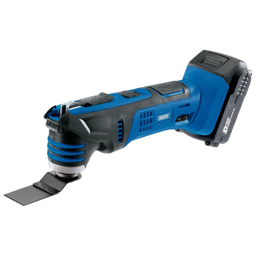 Draper D20 20V Oscillating Multi-Tool, 1 x 2.0Ah Battery, 1 x Charger (9 Piece) Draper - Town Tools 