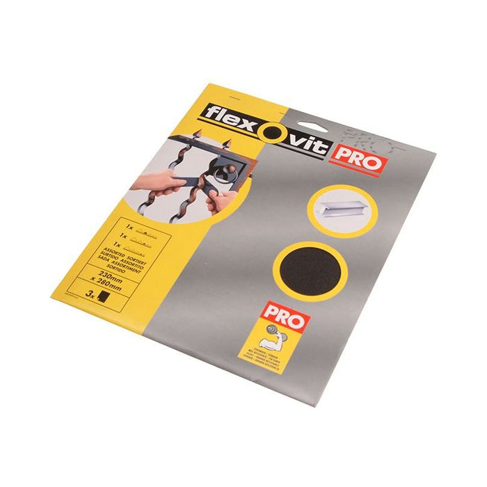 Flexovit Emery Cloth Sanding Sheets 230 x 280mm Coarse 40G (25) Flexovit - Town Tools