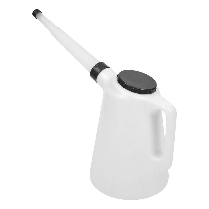 Sealey Oil Container with Lid & Flexible Spout 5L JDL5 Sealey - Town Tools 