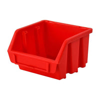Faithfull Interlocking Storage Bin Size1 Red 116 x 112 x 75mm