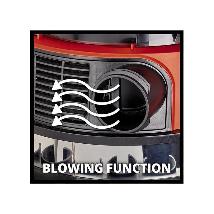 Einhell TE-VC 36/25 Li S-Solo Wet/Dry Vacuum Cleaner 36V (2 x 18V) Bare Unit Einhell - Town Tools