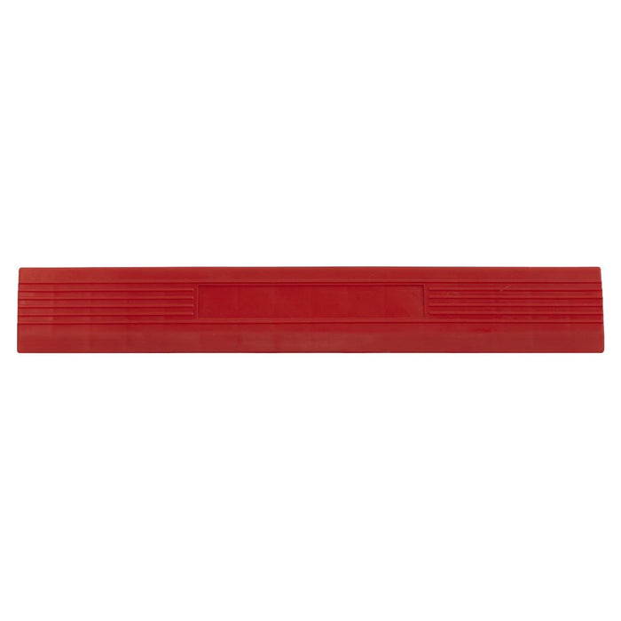 Sealey Polypropylene Floor Tile Edge 400 x 60mm Red Male Pack of 6 FT3ERM