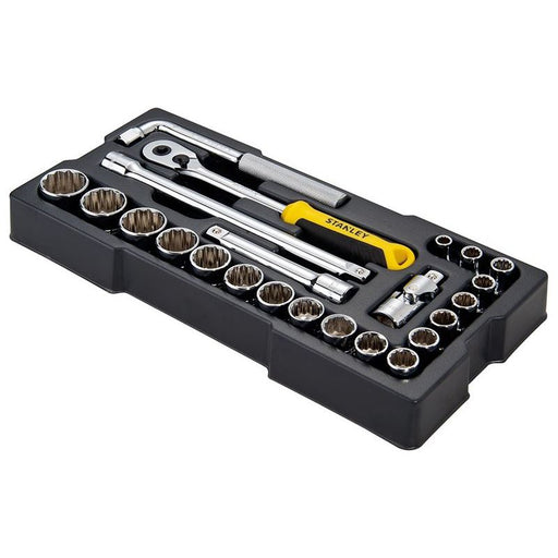 Stanley® Hand Tools 1/2in Drive 12 Point Metric Socket Module 23 Piece STANLEY® Hand Tools - Town Tools