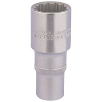 Draper Elora Deep Bi-Hexagon Socket, 1/2" Sq. Dr., 24mm 11937