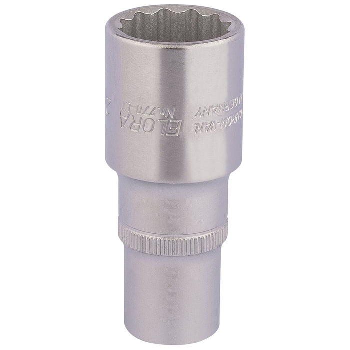 Draper Elora Deep Bi-Hexagon Socket, 1/2" Sq. Dr., 24mm 11937 Draper - Town Tools 