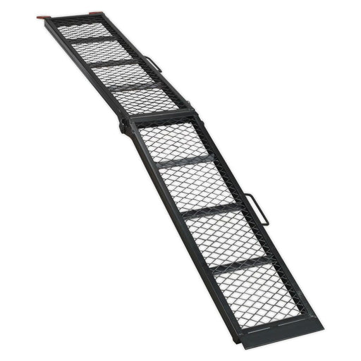 Sealey Steel Mesh Folding Loading Ramp 360kg Capacity MR360 Sealey - Town Tools 