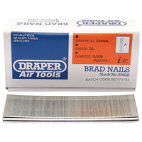Draper Brad Nails, 35mm (Pack of 5000) 59828