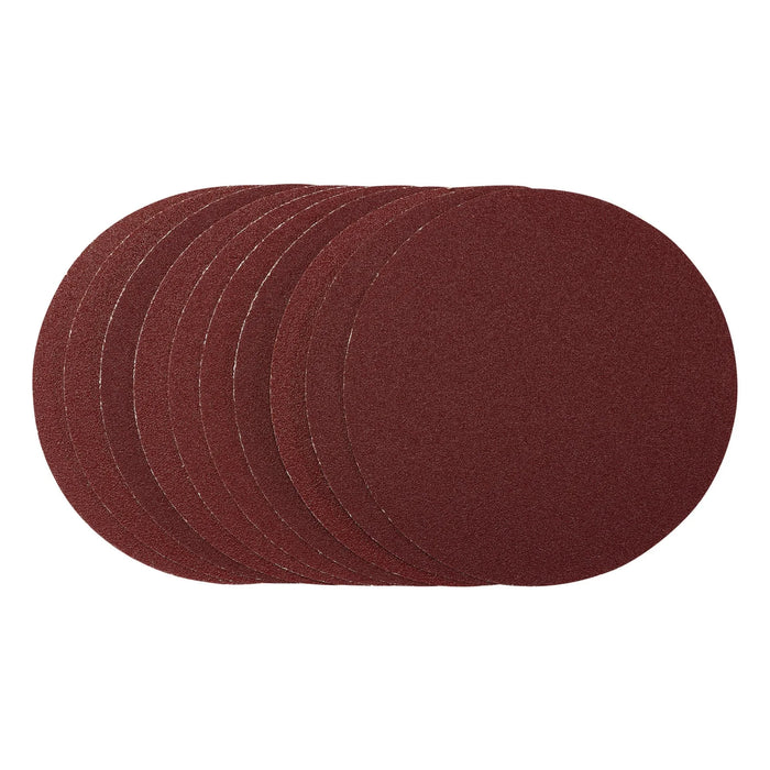 Draper Sanding Discs, 150mm, PSA, 80 Grit, (Pack of 10) - SDPSA150