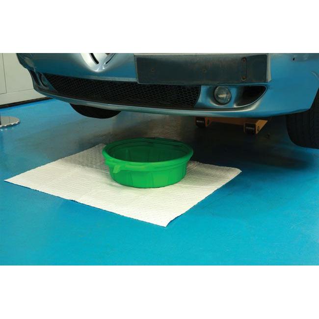 Laser Fluid Drain Pan - Green 7023 Laser - Town Tools 