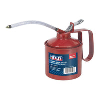 Sealey Metal Oil Can Flexible Spout 1000ml TP1000