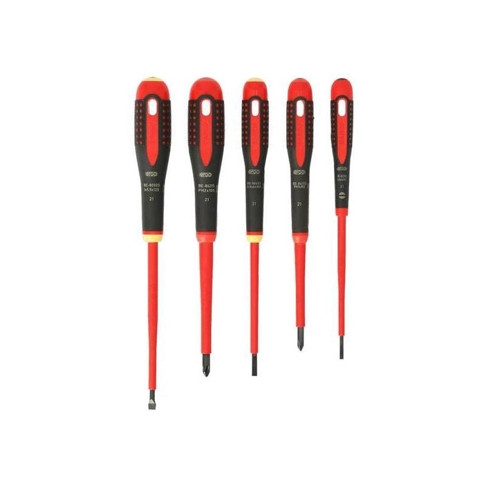Bahco BE-9881S ERGO™ VDE Insulated Screwdriver Set, 5 Piece Bahco - Town Tools
